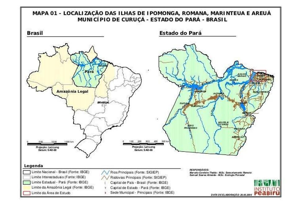 Brazil  Drawing, Rio, Localizacao, Curuçá, Brazil