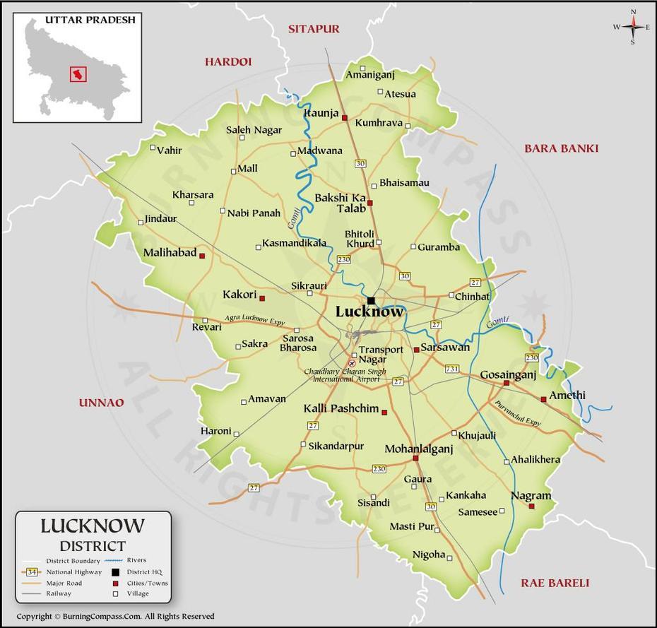 Lucknow District, Lucknow City, Uttar Pradesh, Lucknow, India