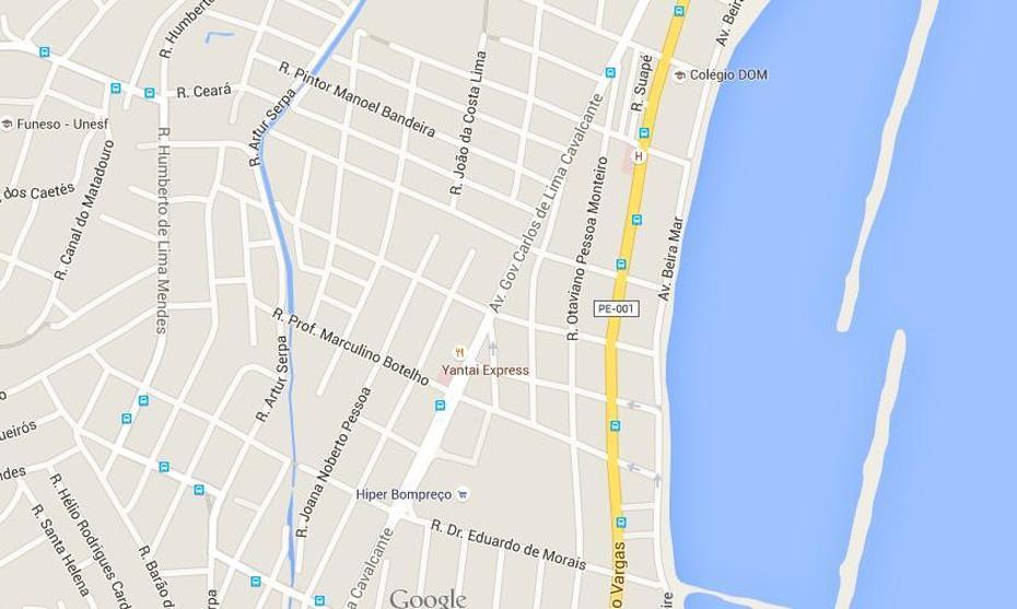 Map Of Olinda, Olindina, Brazil, Brazil City, Brazil  Kids
