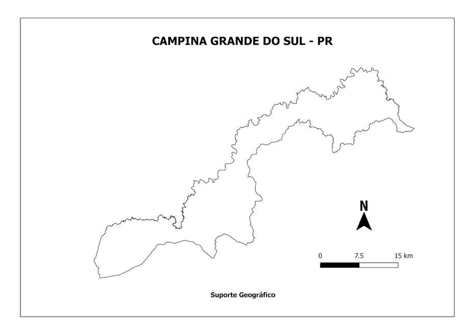 Mapa De Campina Grande Do Sul – Pr | Suporte Geografico, Campina Grande Do Sul, Brazil, Campina Grande Do Sul, Brazil