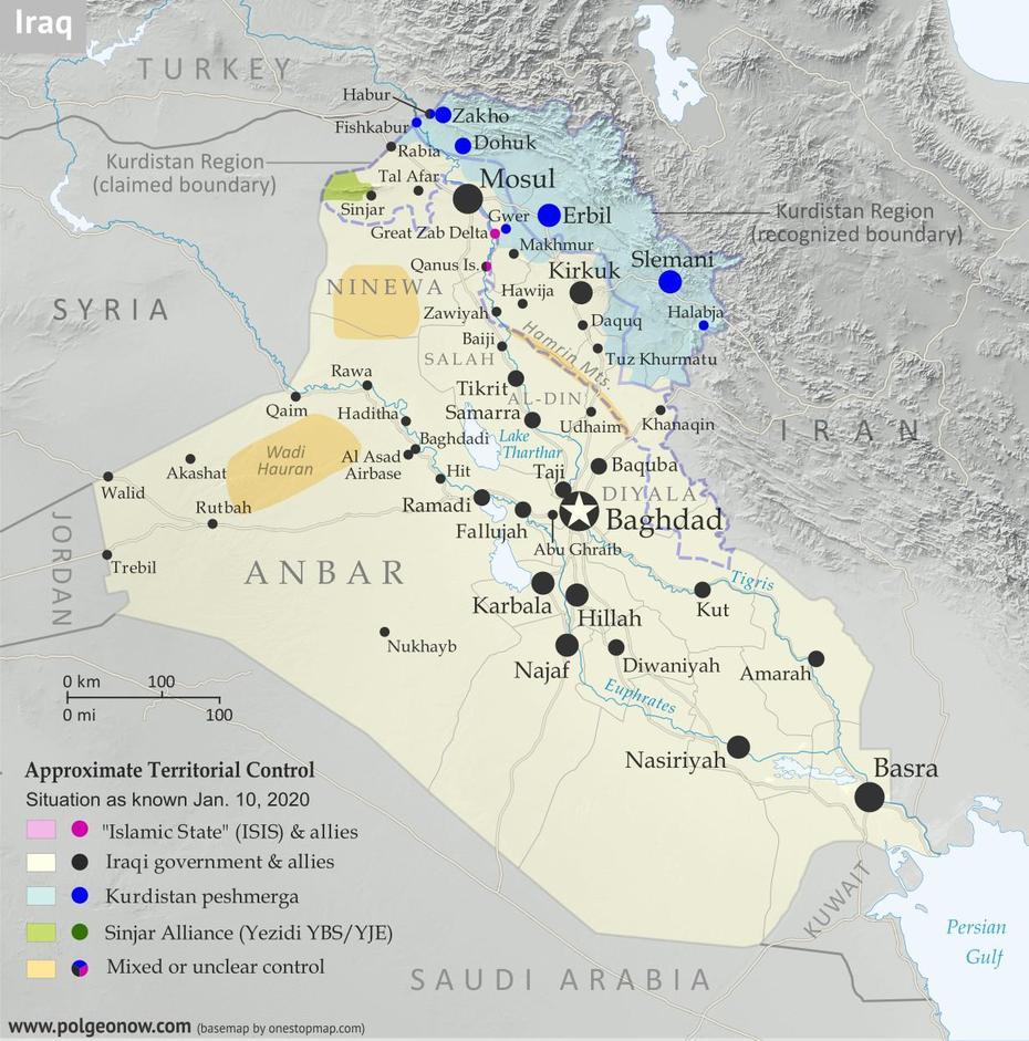 Political Geography Now: Iraqi Kurdistan, Al Hāshimīyah, Iraq, Iraq Al Amir, Al Kut Iraq