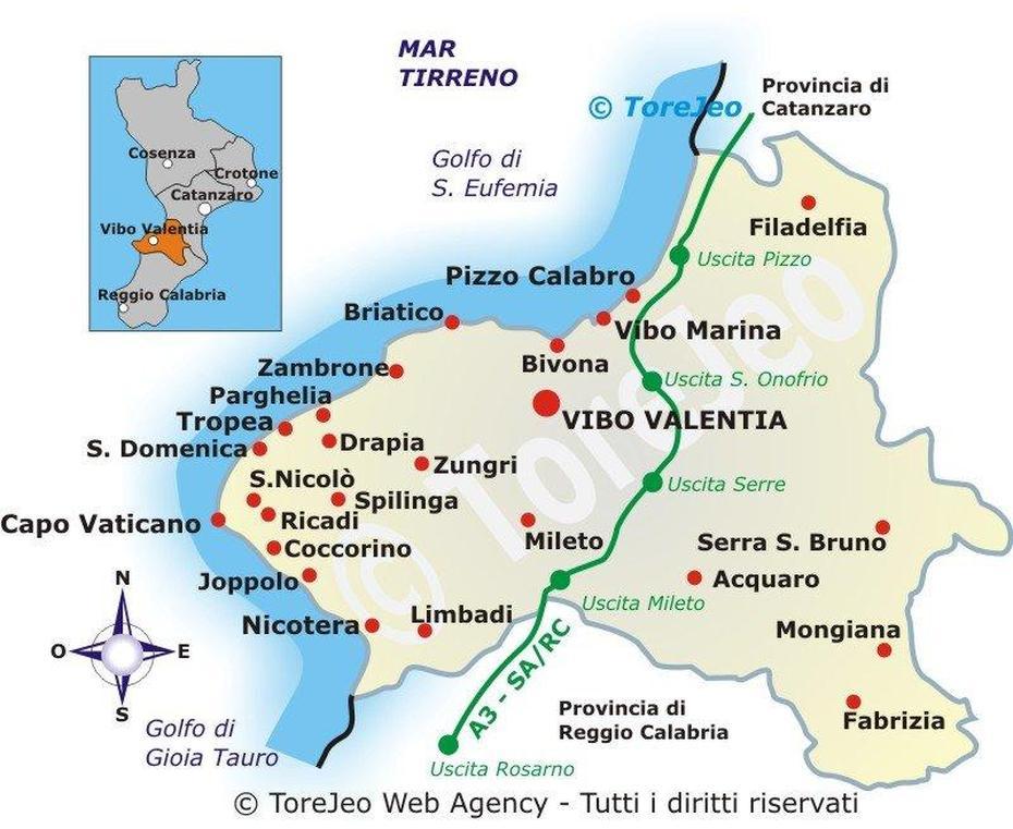 Provincia Di Vibo Valentia, Pordenone Italy, Capo Vaticano, Vibo Valentia, Italy