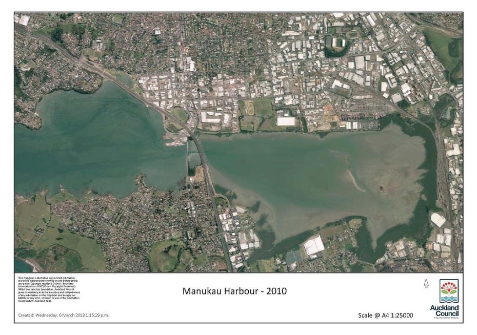 2010 – Manukau Harbour. | City Photo, Harbour, Aerial, Manukau City, New Zealand, Manukau Heads Lighthouse, New Zealand City