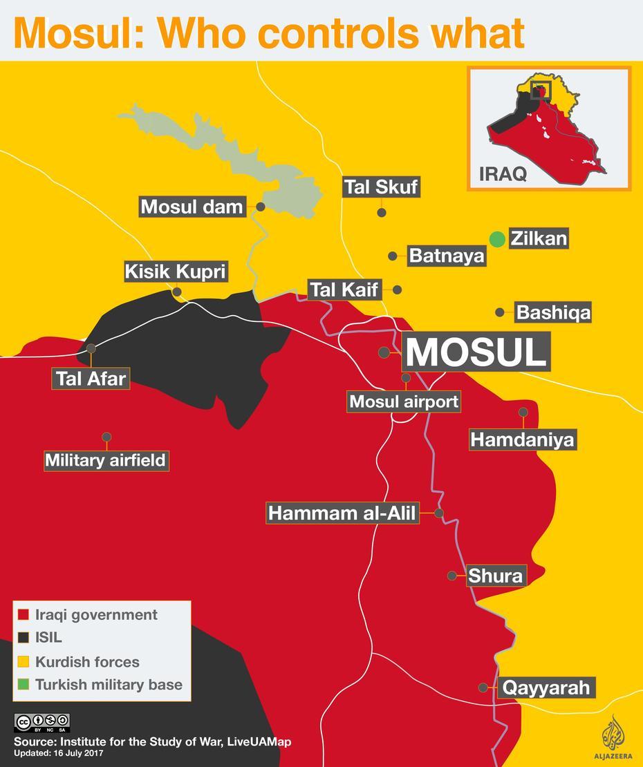 Battle For Mosul: Who Controls What | Iraq | Al Jazeera, Mosul, Iraq, Tikrit Iraq, Mosul City