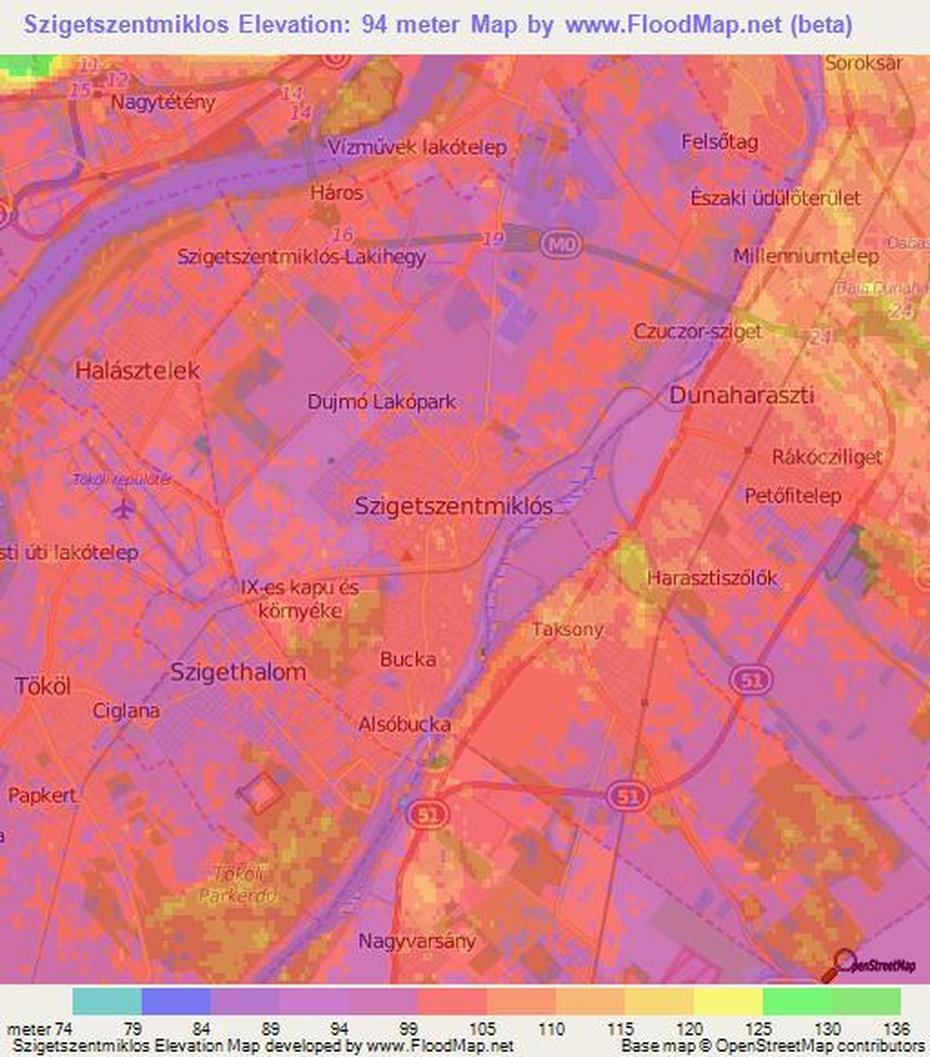 Of Castles In Hungary, Rackeve Hungary, Topography, Szigetszentmiklós, Hungary