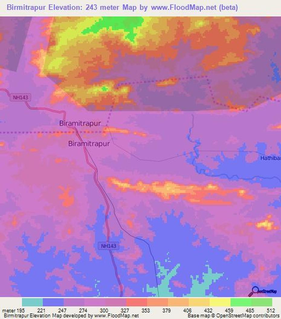Elevation Of Birmitrapur,India Elevation Map, Topography, Contour, Birmitrapur, India, Rani Sati Temple  Jhunjhunu, Hanuman  Statue
