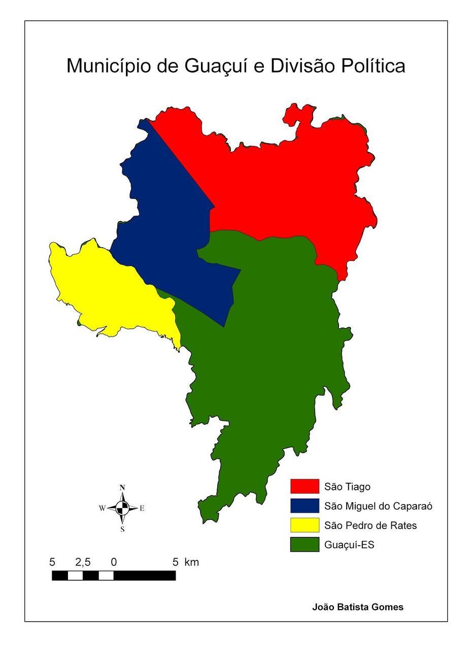 Gomes.Jb: Mapas De Guacui : Distritos E Hidrografia, Guaçuí, Brazil, World  Of Brazil, Southern Brazil