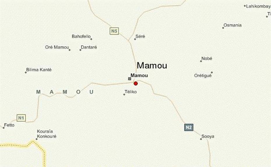 Guinea Mamou Map, Mamou, Guinea, Kindia Guinea, Labe Guinea