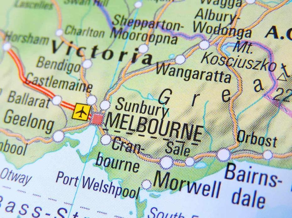 Mebourne Maps – Tourist & Train, Cbd, Suburbs & Surrounding Areas, Melbourne, Australia, Melbourne Street, Melbourne Airport