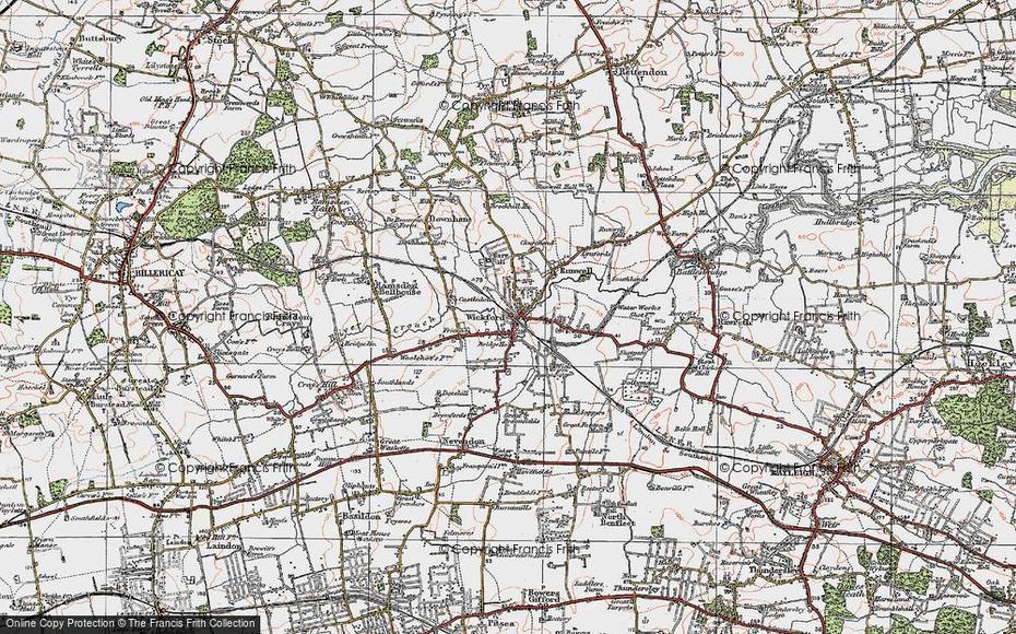 Norwich Norfolk  England, Thetford  Town, Ordnance Survey, Wickford, United Kingdom