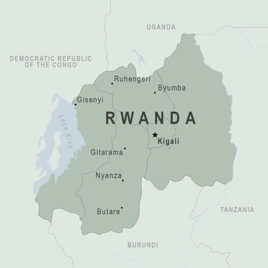 Rwanda On Africa, Physical  Of Rwanda, Africa, Rubengera, Rwanda