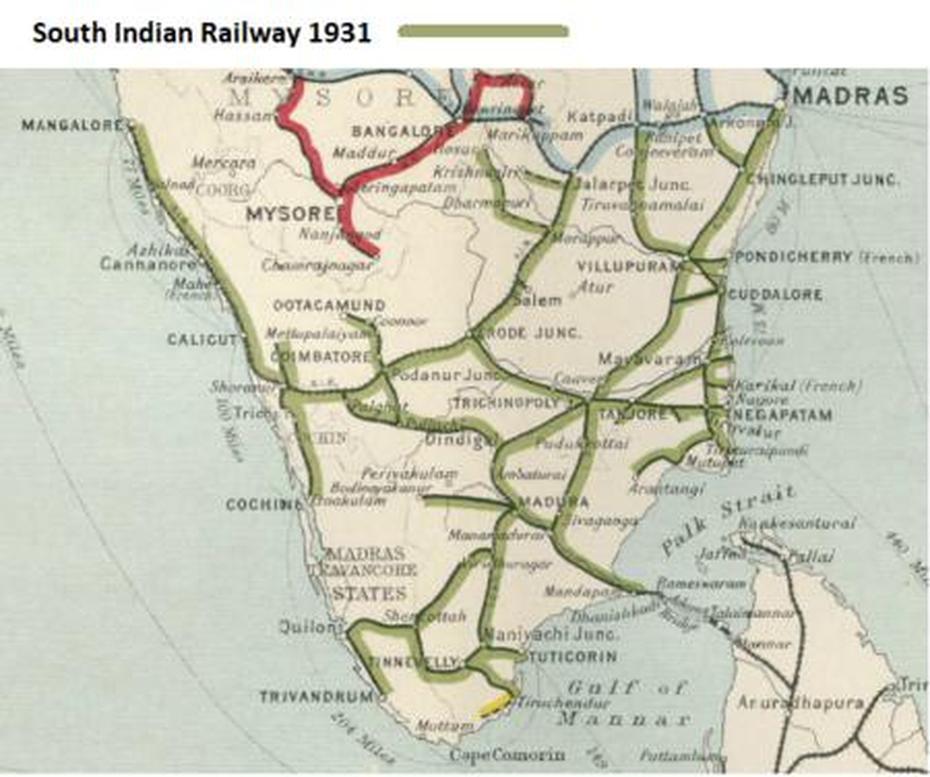 South Indian Railway – Fibiwiki, Tinnevelly, India, India  Graphic, Goa