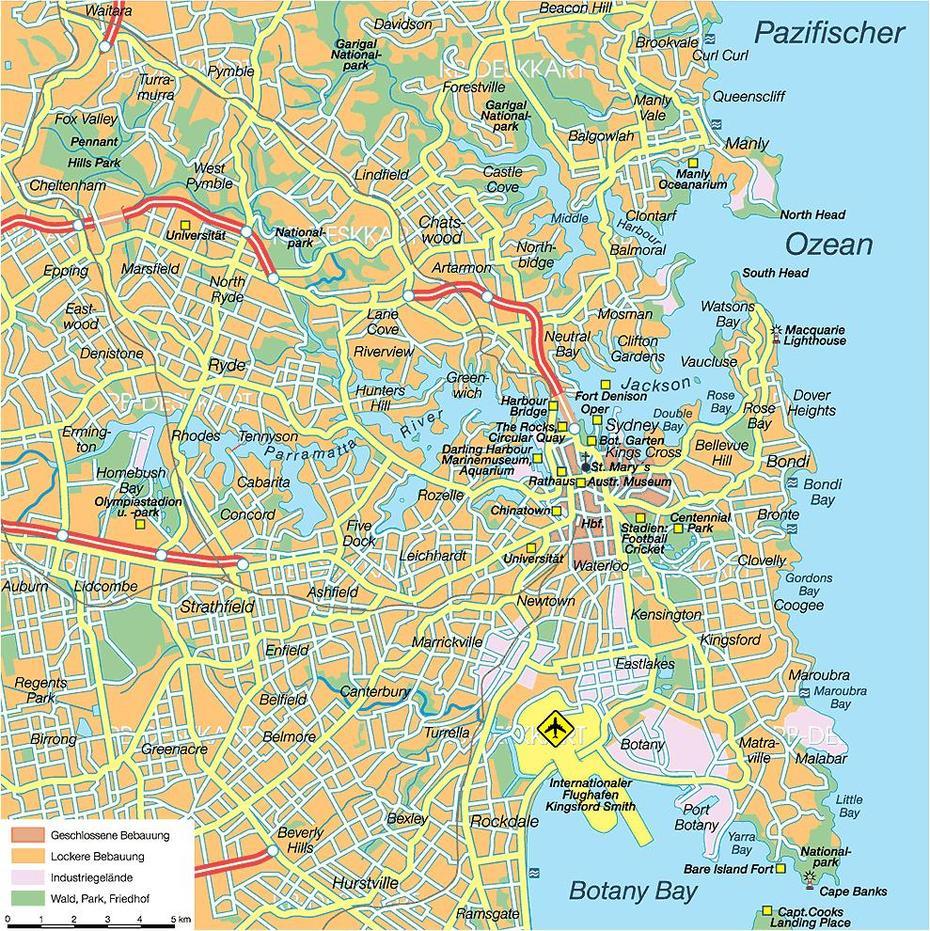 Sydney Map – Australia, Sydney, Australia, North Sydney, Sydney Street