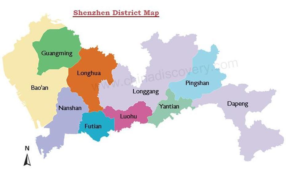 B”Shenzhen District Map – Baoan, Luohu, Futian, Guangming, Longgang…”, Guangming, China, Baoshan  Yunnan, Yunnan Province China