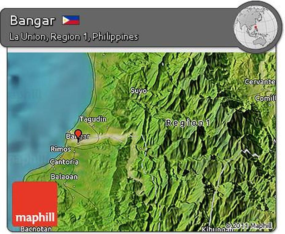 Bangar La Union Logo, Bangar Soil, Free Satellite, Bangar, Philippines