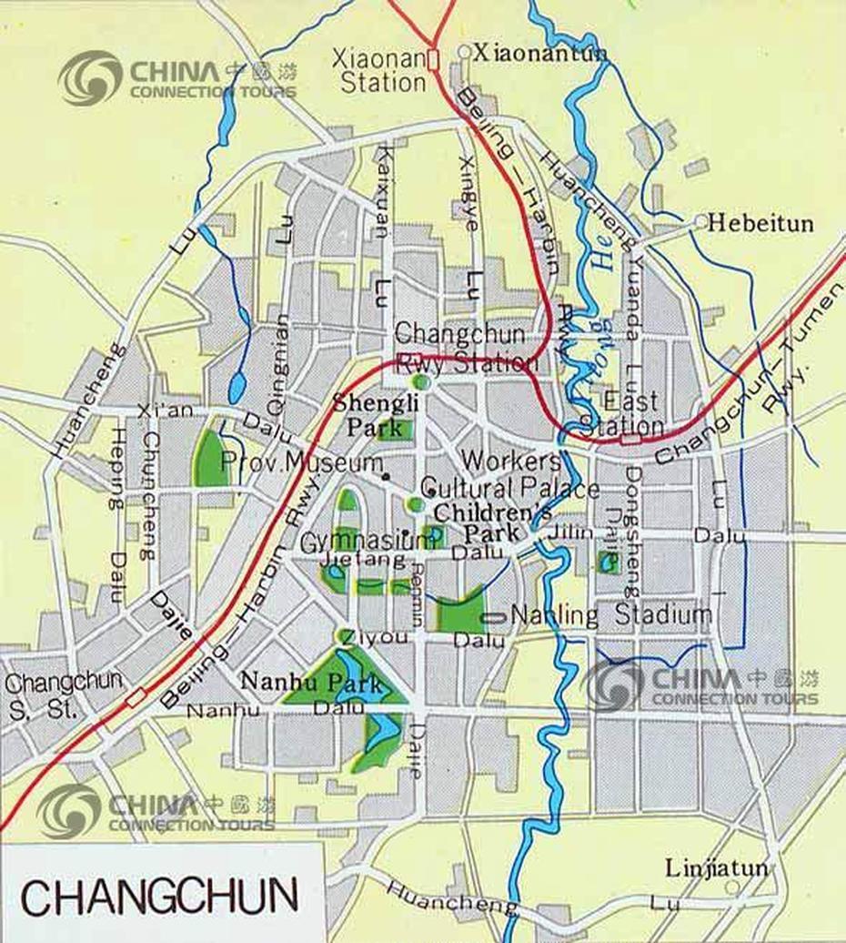 Changchun City Map, Changchun Map, Changchun Travel Guide, Changchunpu, China, Wenzhou China, Jilin Province China