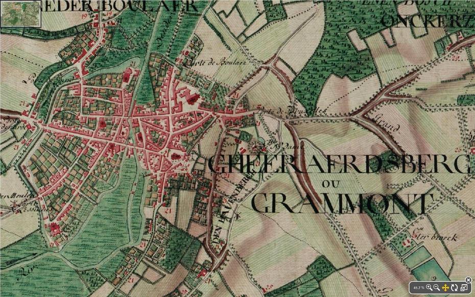 Ferraris Map – Geraardsbergen, Belgium, Geraardsbergen, Belgium, Geraardsbergen Tourism, Onderdelen  Van De Fiets