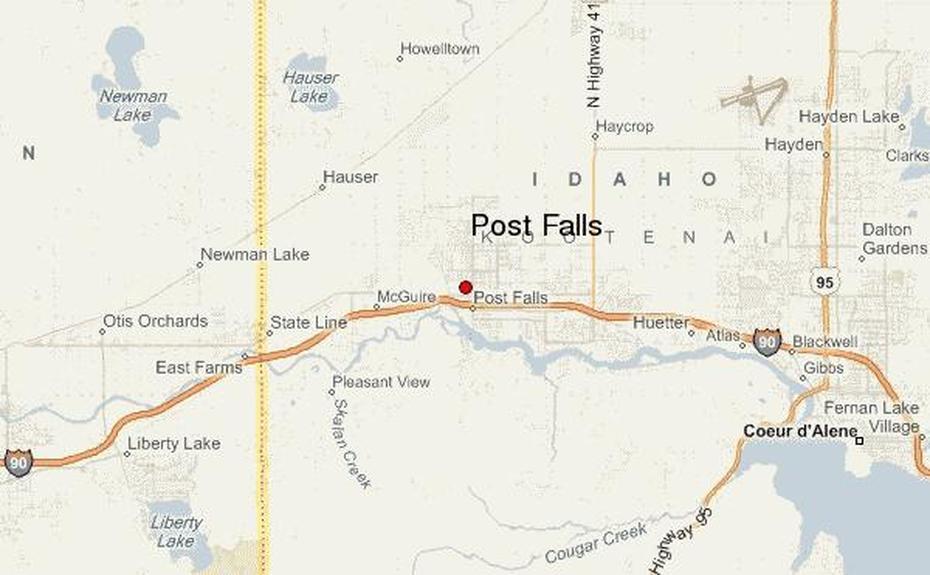 Guia Urbano De Post Falls, Post Falls, United States, Post Falls Id, Of Post Falls Idaho