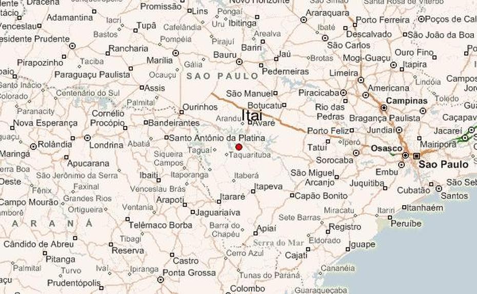 Itai Location Guide, Itaí, Brazil, Brazil  Printable, Simple Brazil