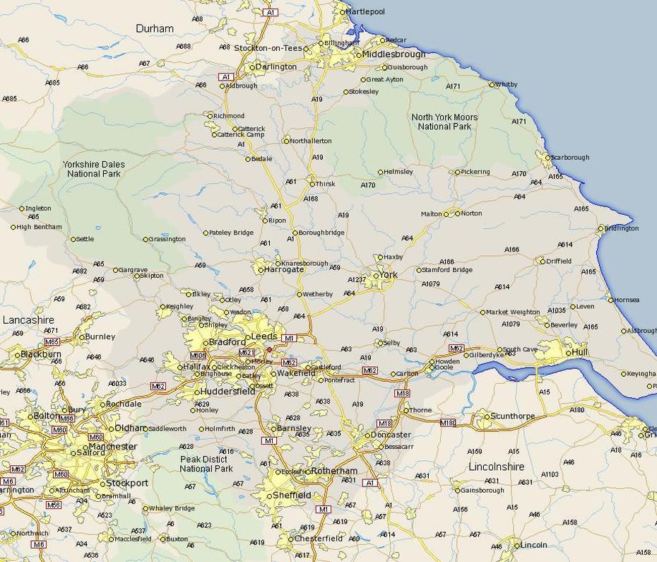 Leeds Map, Leeds, United Kingdom, Leeds Uk, Leeds Location