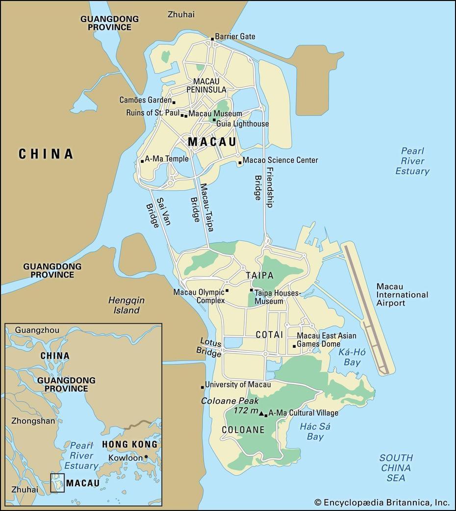 Macau | History, Geography, & Map | Britannica, Macau, Macau, Macau Buildings, Macau Skyscraper