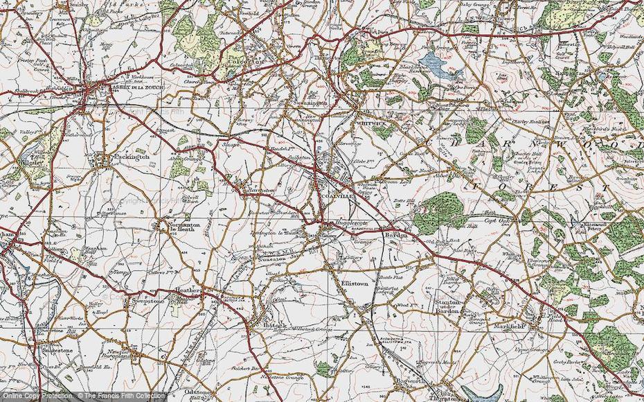 Map Of Coalville, 1921 – Francis Frith, Coalville, United Kingdom, Chalk Creek Utah, Coalville Ut