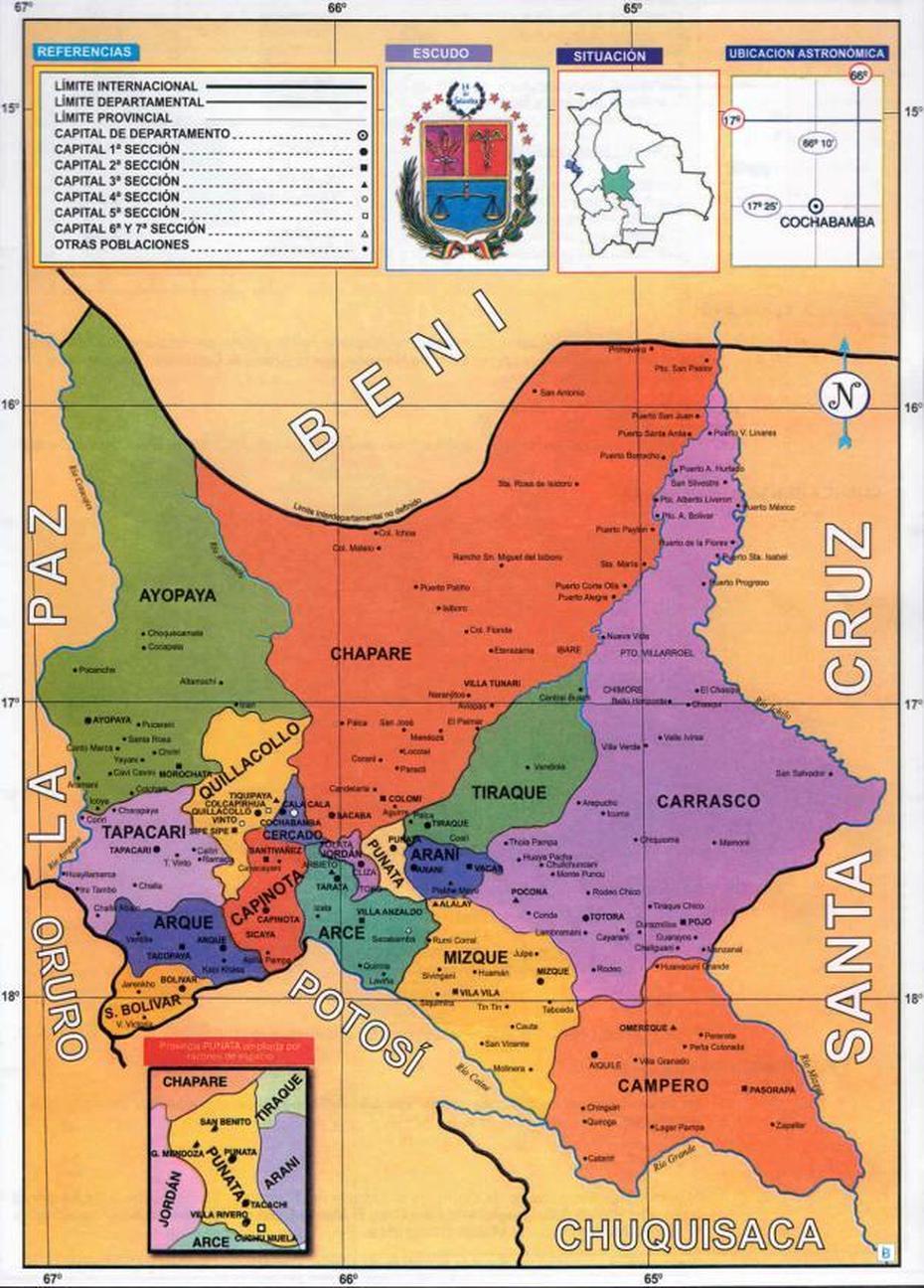 Mapa Politico Departamento De Cochabamba – Mapas De Bolivia En 2020 …, Cochabamba, Bolivia, Bolivia  With Capital, Chapare Bolivia