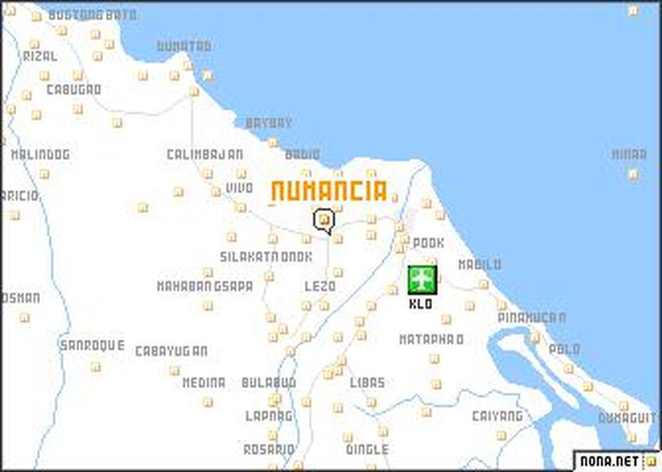 Numancia (Philippines) Map – Nona, Numancia, Philippines, Cd Numancia, Numancia Fc