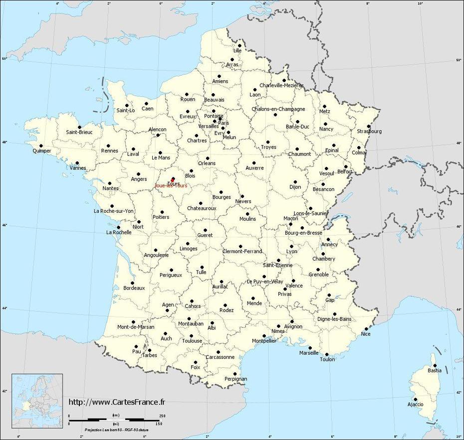 Plan De Joue-Les-Tours – Voyages – Cartes, Joué-Lés-Tours, France, La Galopade Joué Les Tours, Tour De Jour