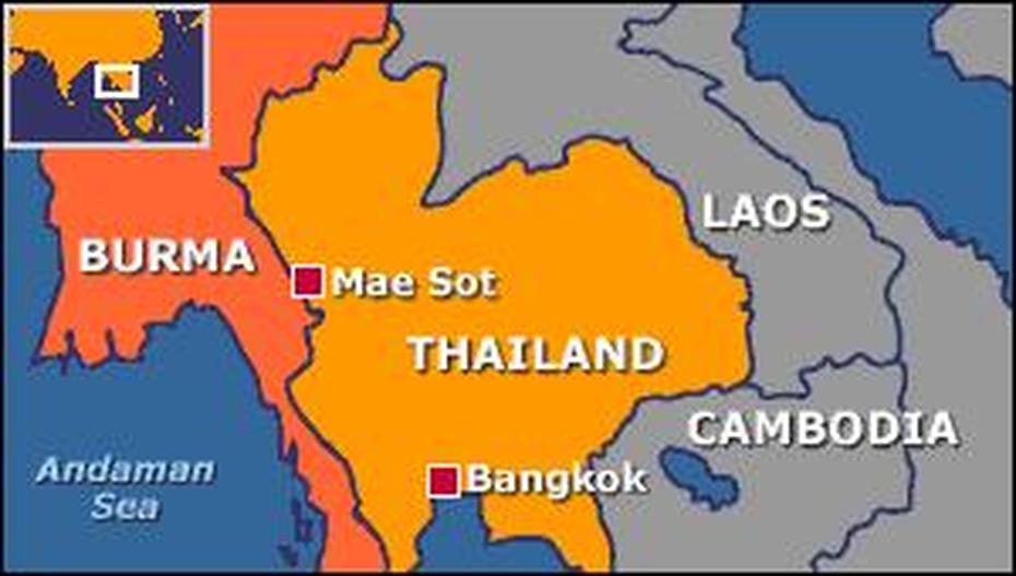Thailand Travel, Northern Thailand, Mae Sot, Mae Sot, Thailand