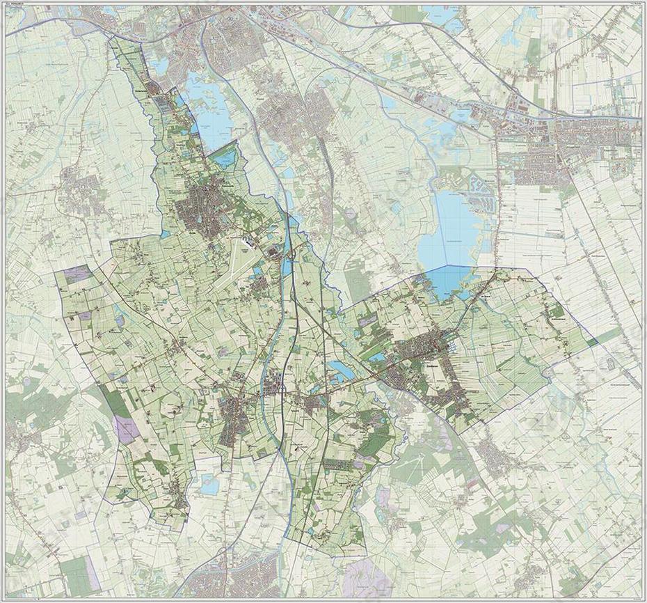 Tynaarlo | Kaarten En Atlassen.Nl, Tynaarlo, Netherlands, Netherlands Blank, Physical  Of The Netherlands