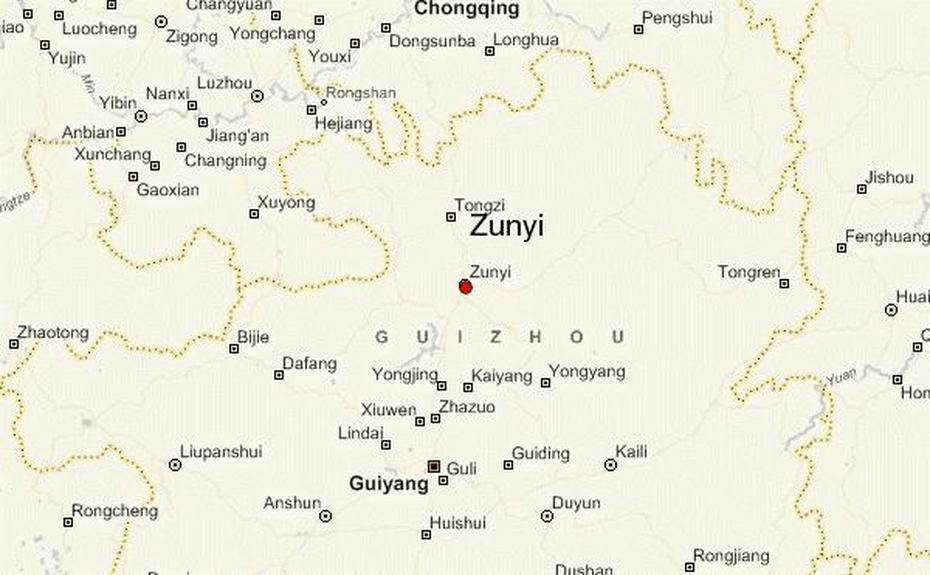 Zunyi Weather Forecast, Zuitou, China, China  Colored, North China