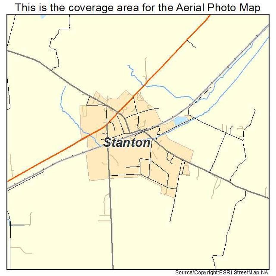 Aerial Photography Map Of Stanton, Tn Tennessee, Stanton, United States, United States World, Basic United States