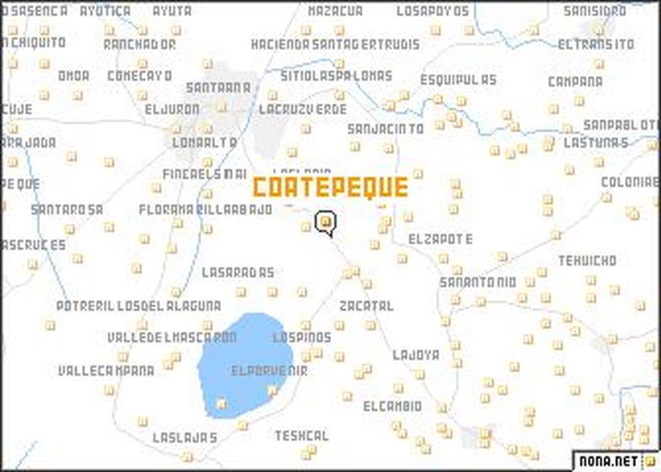 Coatepeque (El Salvador) Map – Nona, Coatepeque, El Salvador, El Salvador Volcano Lake, Fotos De El Salvador