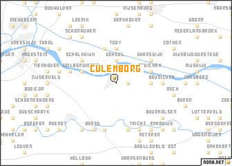 Culemborg (Netherlands) Map – Nona, Culemborg, Netherlands, Culemborg, Netherlands