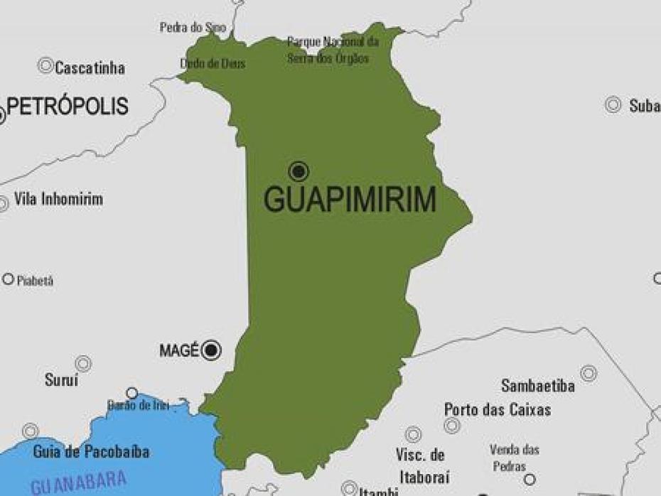 Guapimirim Concello Mapa – Plano De Guapimirim Concello (Bresil), Guaramirim, Brazil, World, Brazil  Drawing