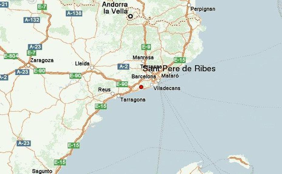 Guide Urbain De Sant Pere De Ribes, San Pedro De Ribas, Spain, San Pedro Ca, San Pedro Island