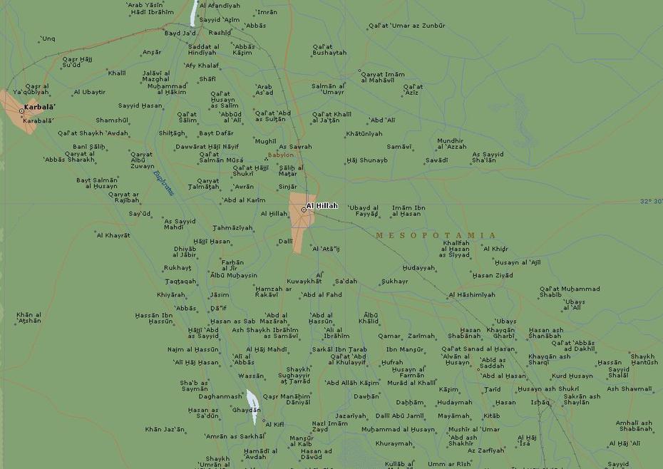 Hillah Iraq Map, Al Ḩillah, Iraq, Al Faw Palace Iraq, Iraq Climate Change