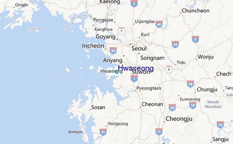 Hwaseong Tide Station Location Guide, Hwasu-Dong, South Korea, Korea  Google, Printable  Of South Korea