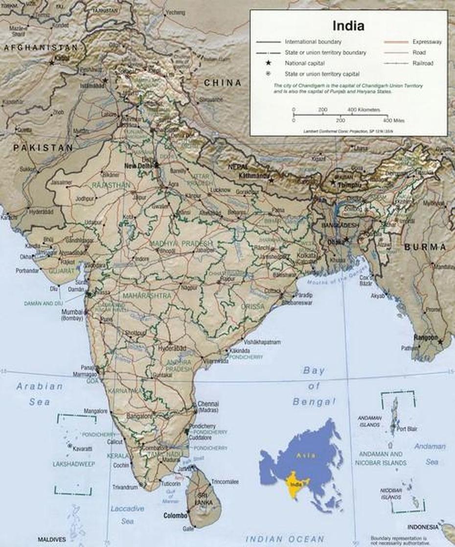 India Map – India  Mappery, Morsi, India, India  Puzzle, Big India