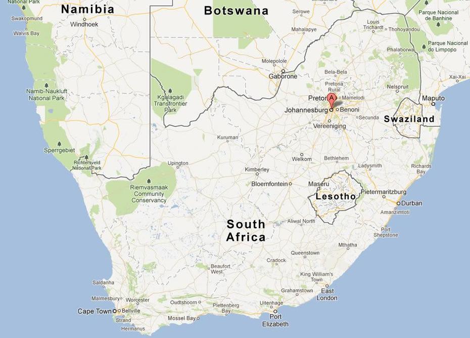 Johannesburg Map, Johannesburg, South Africa, South Africa On Africa, Sun City South Africa