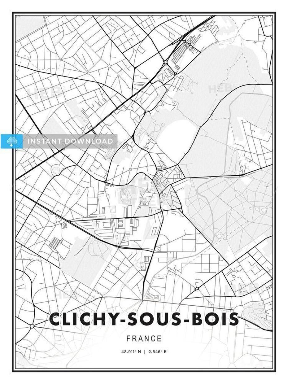 Les  Banlieues, Mairie France, Modern Print, Clichy-Sous-Bois, France