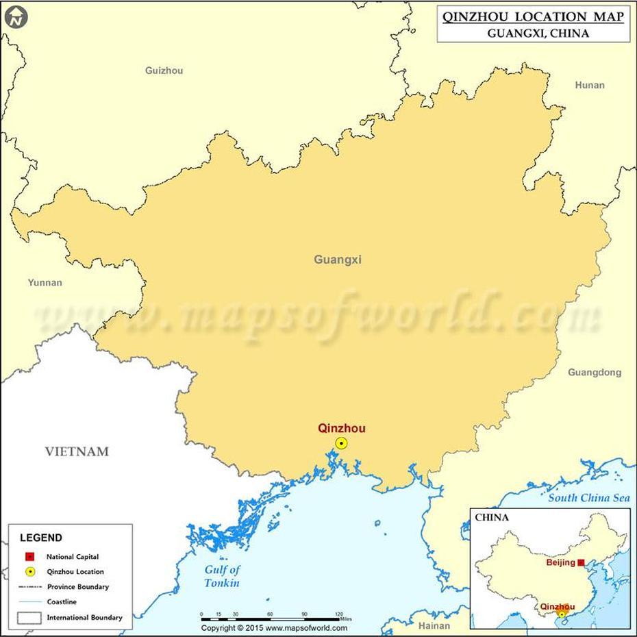 Where Is Qinzhou Located, Location Of Qinzhou In China Map, Qinzhou, China, Guangzhou City China, Zhongshan China