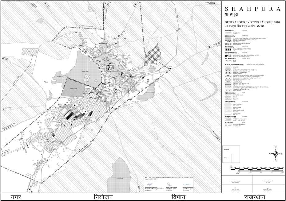 Shahpura Existing Land Use Map 2010 Pdf Download – Master Plans India, Shāhpura, India, Jaipur House  Delhi, Jaipur  Heritage
