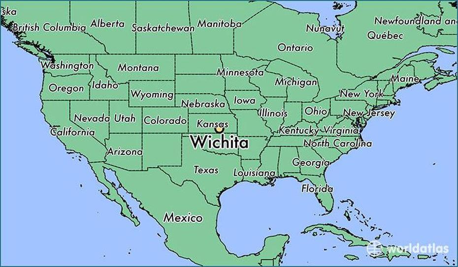 Where Is Wichita, Ks? / Wichita, Kansas Map – Worldatlas, Wichita, United States, Where Is Wichita, Wichita State Campus