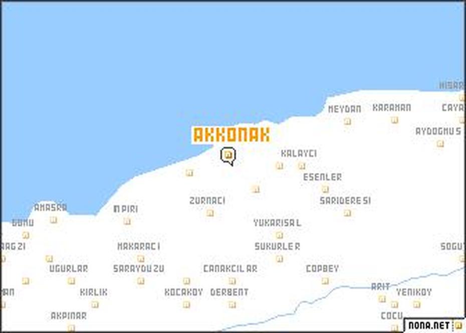 Akkonak (Turkey) Map – Nona, Konak, Turkey, Alsancak, Konak Hotel Istanbul