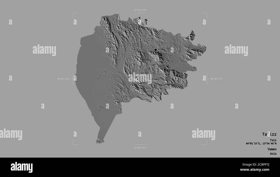 Area Of Ta`Izz, Governorate Of Yemen, Isolated On A Solid Background In …, Ta‘Izz, Yemen, Socotra  Island, Zabid Yemen