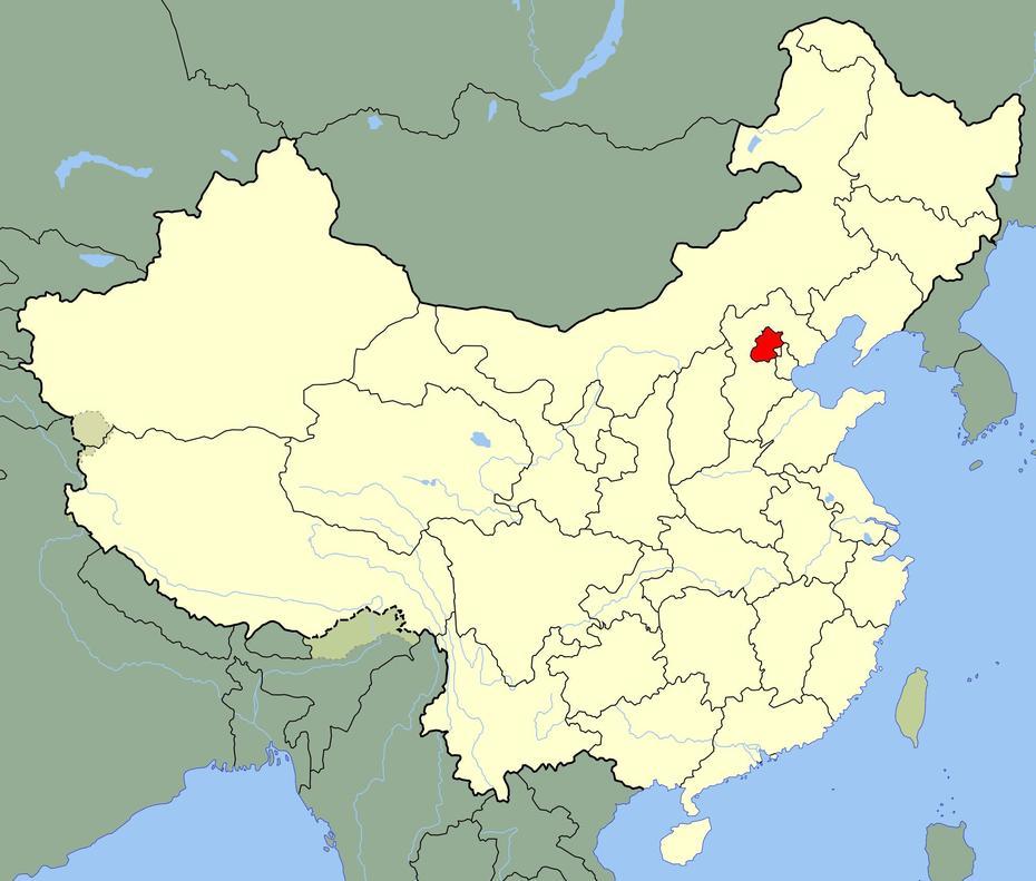 Of China Provinces, China  Colored, Beijing, Pingxiangcheng, China