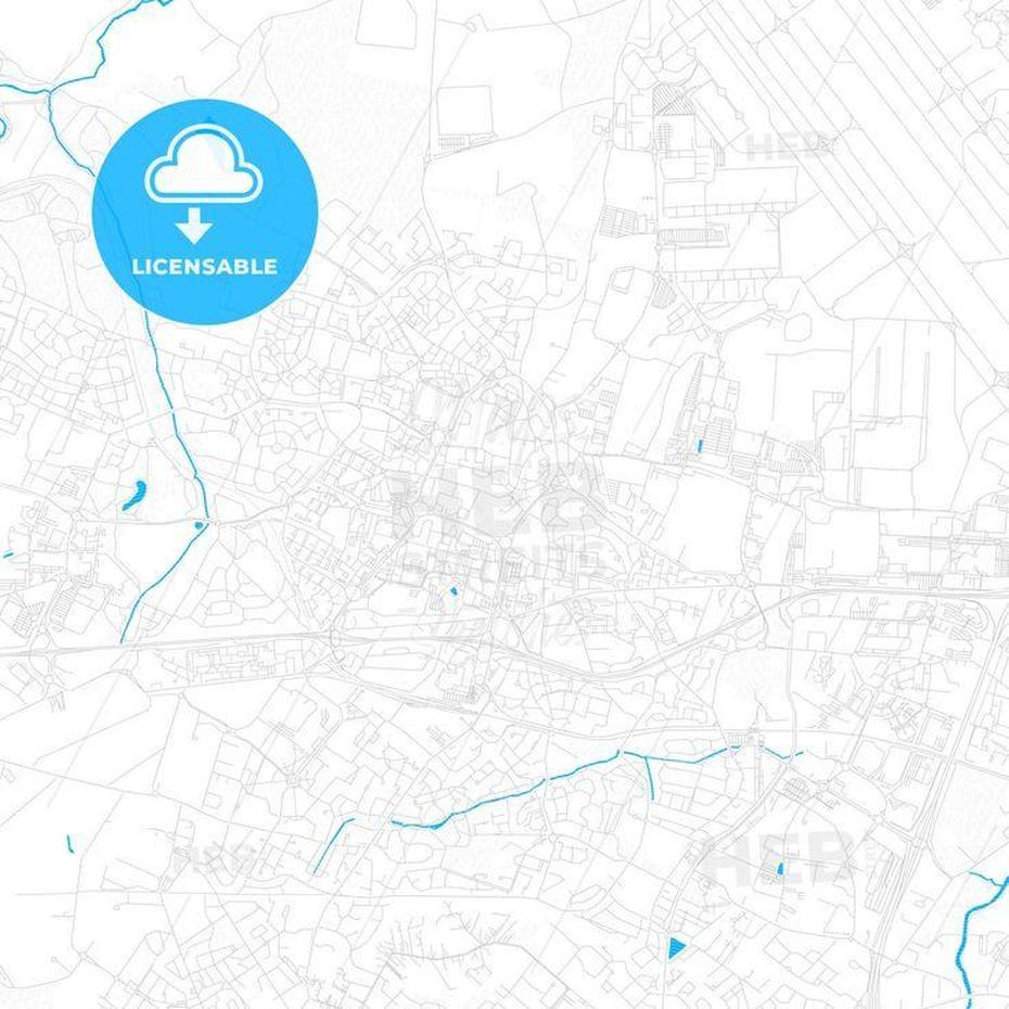 Colomiers, France Pdf Vector Map With Water In Focus – Hebstreits …, Colomiers, France, Col Du Grand  Colombier, Marly-Gomont France