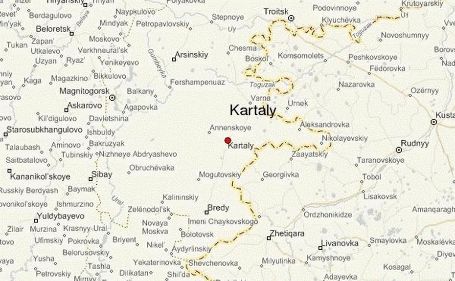 Kartaly Location Guide, Kartaly, Russia, Russia  With Countries, Western Russia